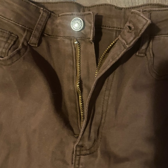 Brown Skinny Jeans - Picture 2 of 3